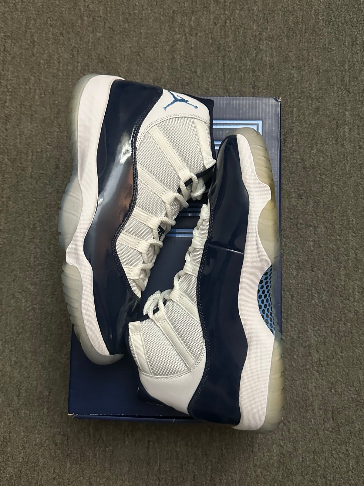 Nike Air Jordan Retro 11 Win Like ‘82 UNC Carolina Blue 378037-123 Size 11