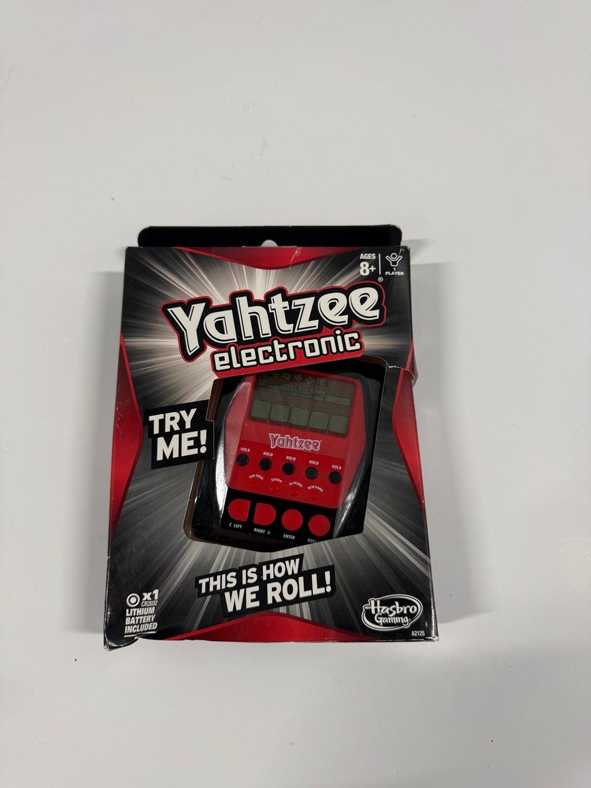 Yahtzee 2012 Handheld Electronic Digital Game Hasbro A2125 New