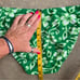 Vintage 90s Newport News green white tropical hibiscus underwire Pushup bikini