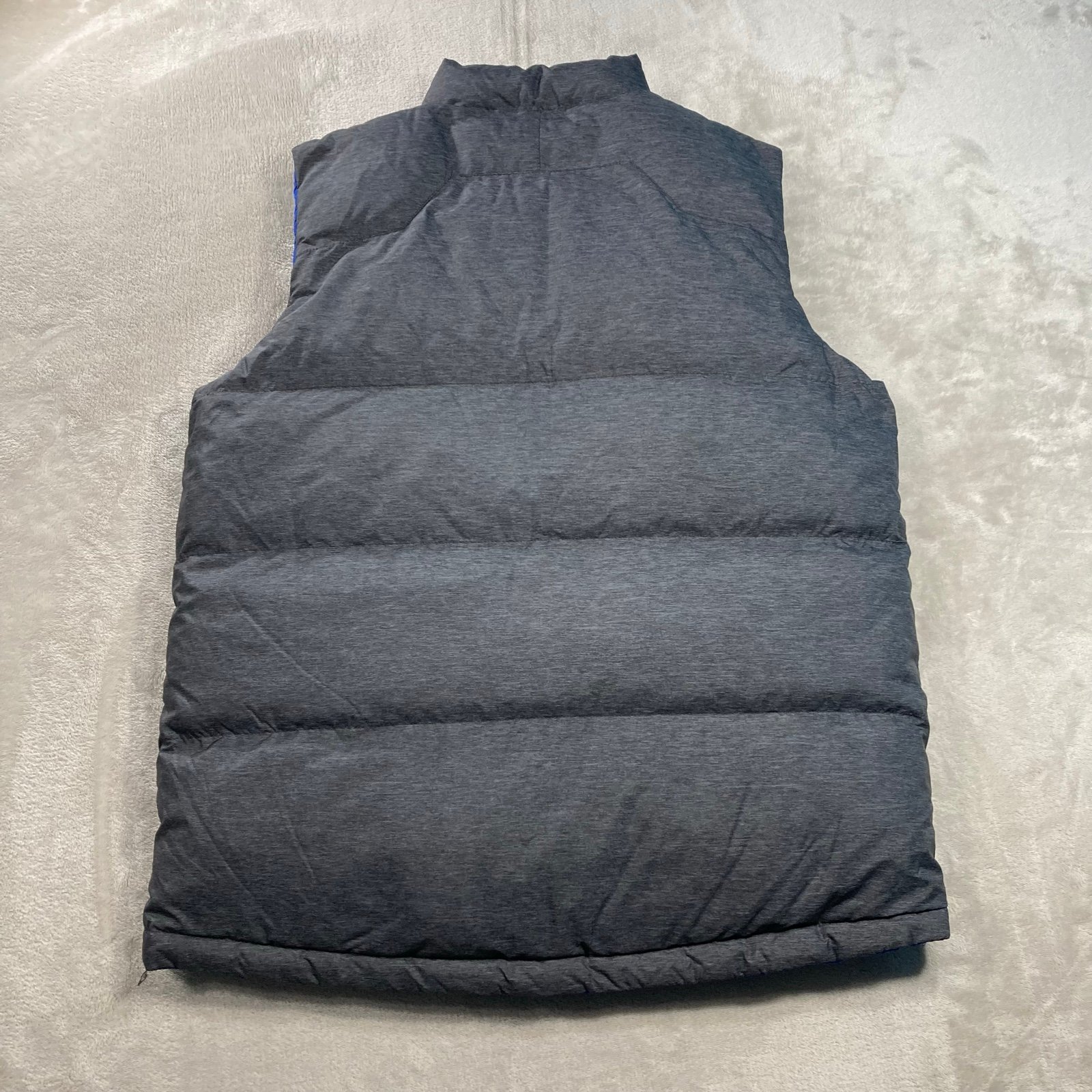 Mega Sale - Polo Ralph Lauren Quilted Puffer Down Reversible Full Zip Vest Boys XL Grey/Blue - Curbside Pickup Crazy Deal-O-Rama:£31[laKids_4805422ma]