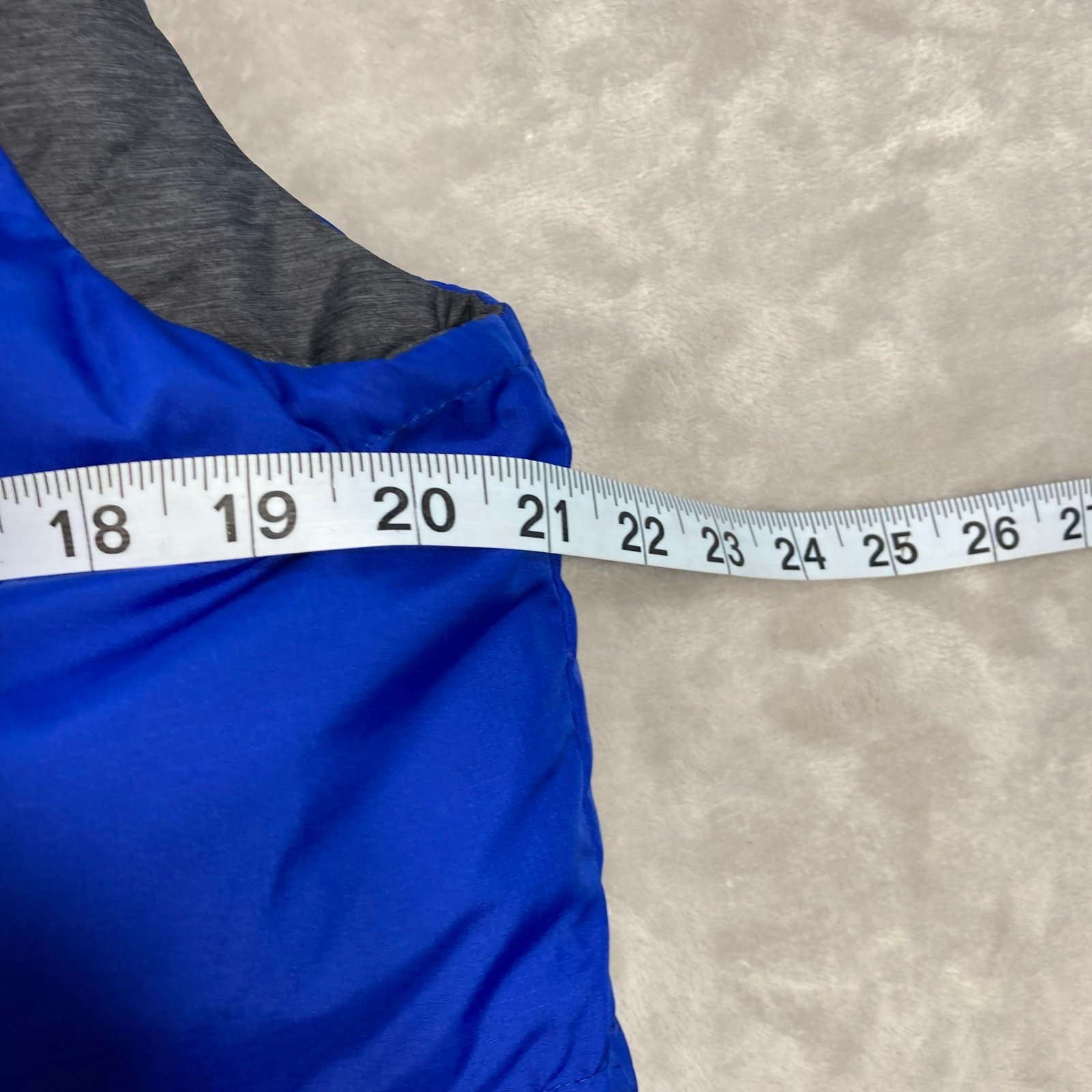 Mega Sale - Polo Ralph Lauren Quilted Puffer Down Reversible Full Zip Vest Boys XL Grey/Blue - Curbside Pickup Crazy Deal-O-Rama:£31[laKids_4805422ma]