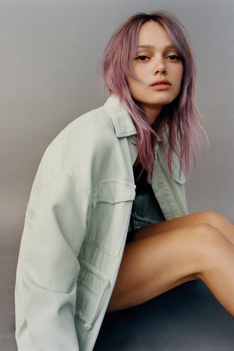 Zara overshirt with pockets