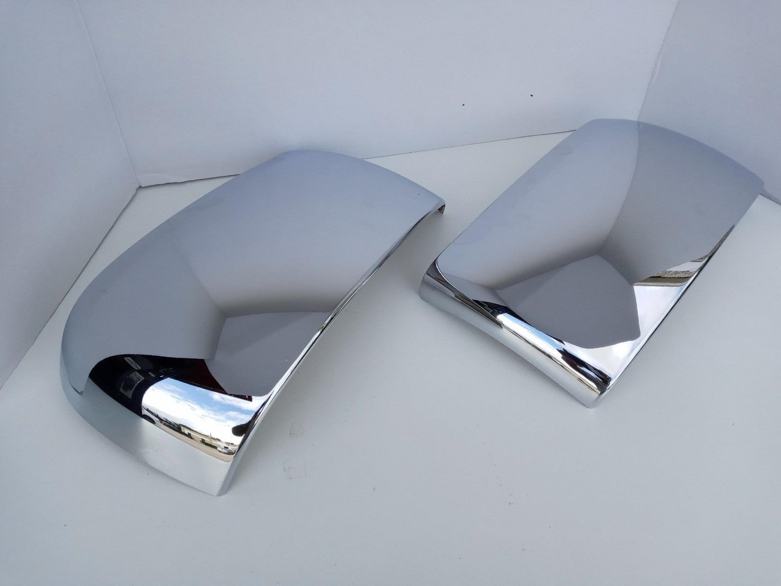 Chrome Tow Mirror Covers 1999-2007 Ford F250 F350 Super Duty w/Signal Light