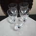 CdA Crystal D'Arques Venise Saphir Blown Glass Wine Glasses.