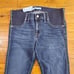 7 For All Mankind Maternity Kimmie Bootcut Blue Jeans, Size 24