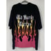 Ed Hardy NWT Tattoo Black Fire Heart Short Sleeve Button Up Men's Shirt Size XL