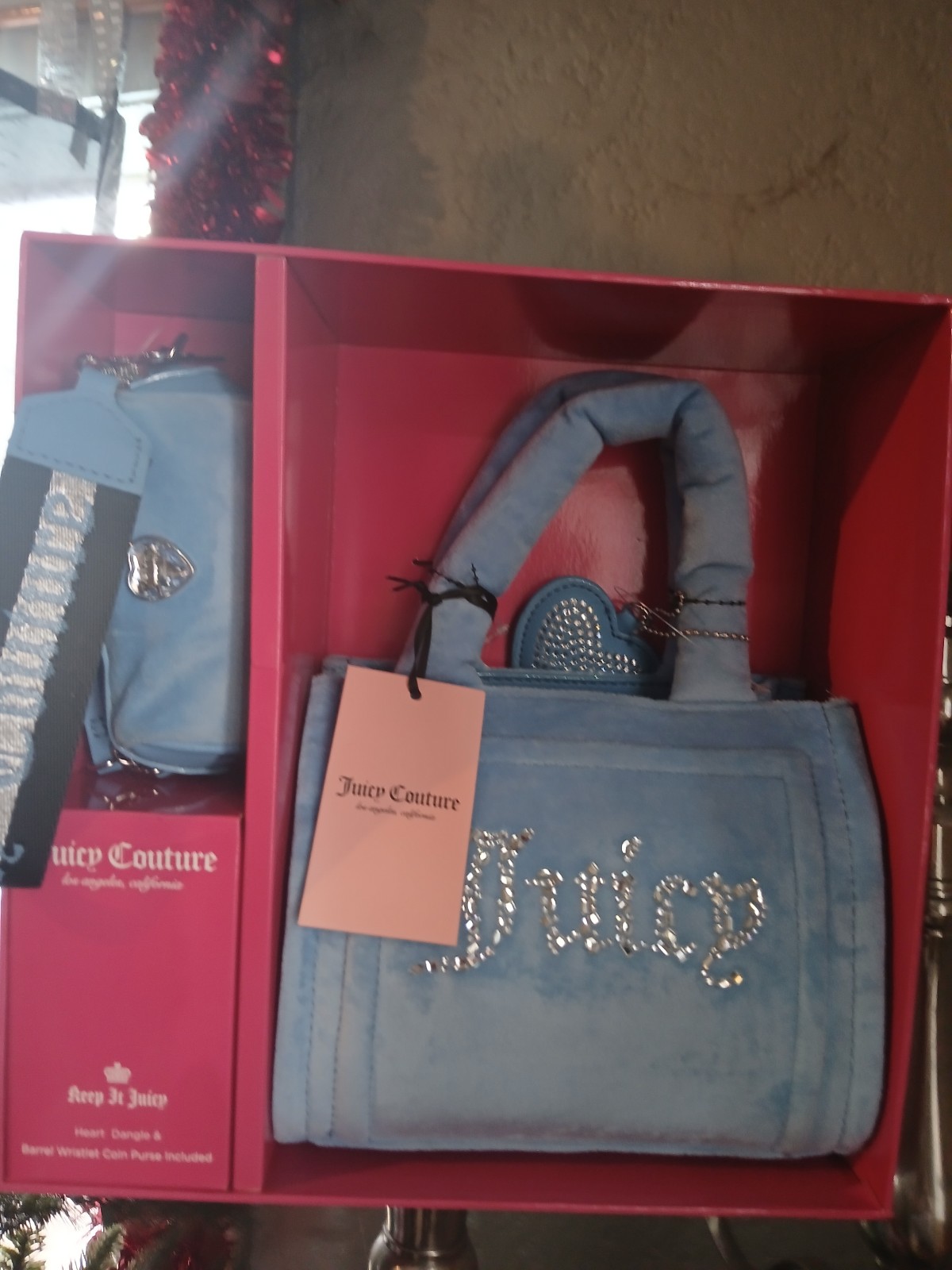 Juicy Couture blue velvet