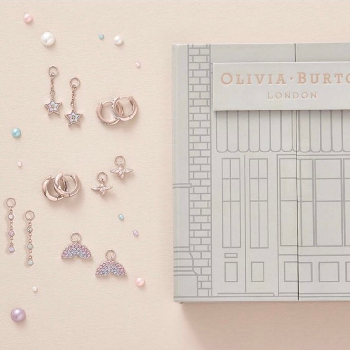 Olivia Burton Rose Gold Earring Set*NEW