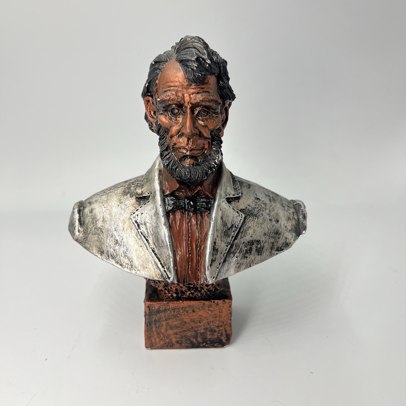 Vintage Abraham Lincoln 6.5 Inch Bust Statue Figurine