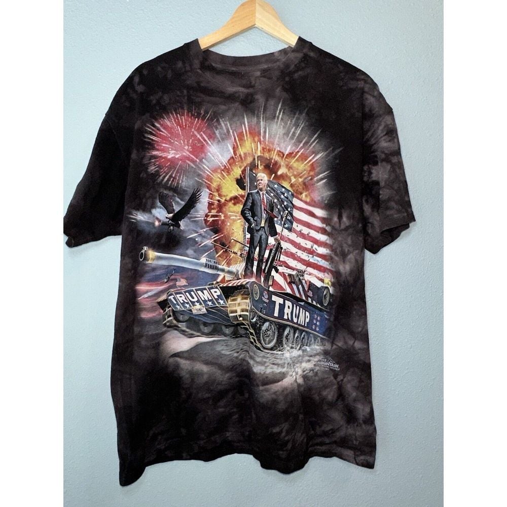 The Mountain Donald Trump Discontinued 2016 T-Shirt Charcoal Size L