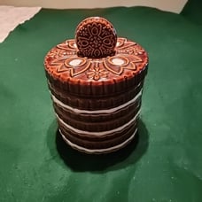 Vintage Cookie Jar Oreo Made In Japan 1950’s
