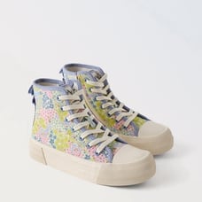 ZARA…floral sports boot
