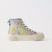 ZARA…floral sports boot