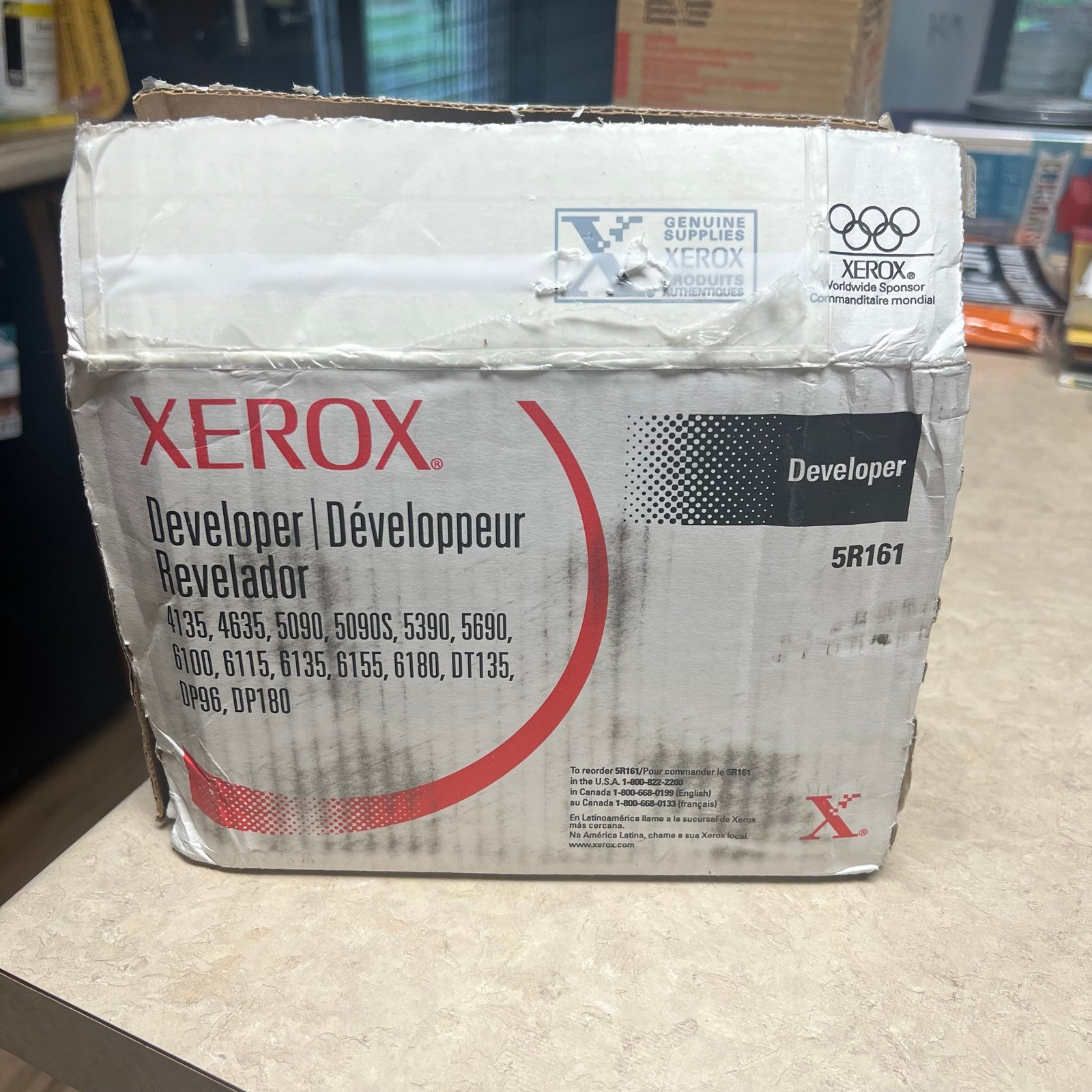 XEROX 5R161 Black Developer Open Box 4135 4635 5090S 5390 5690 6100 DT135 DP96