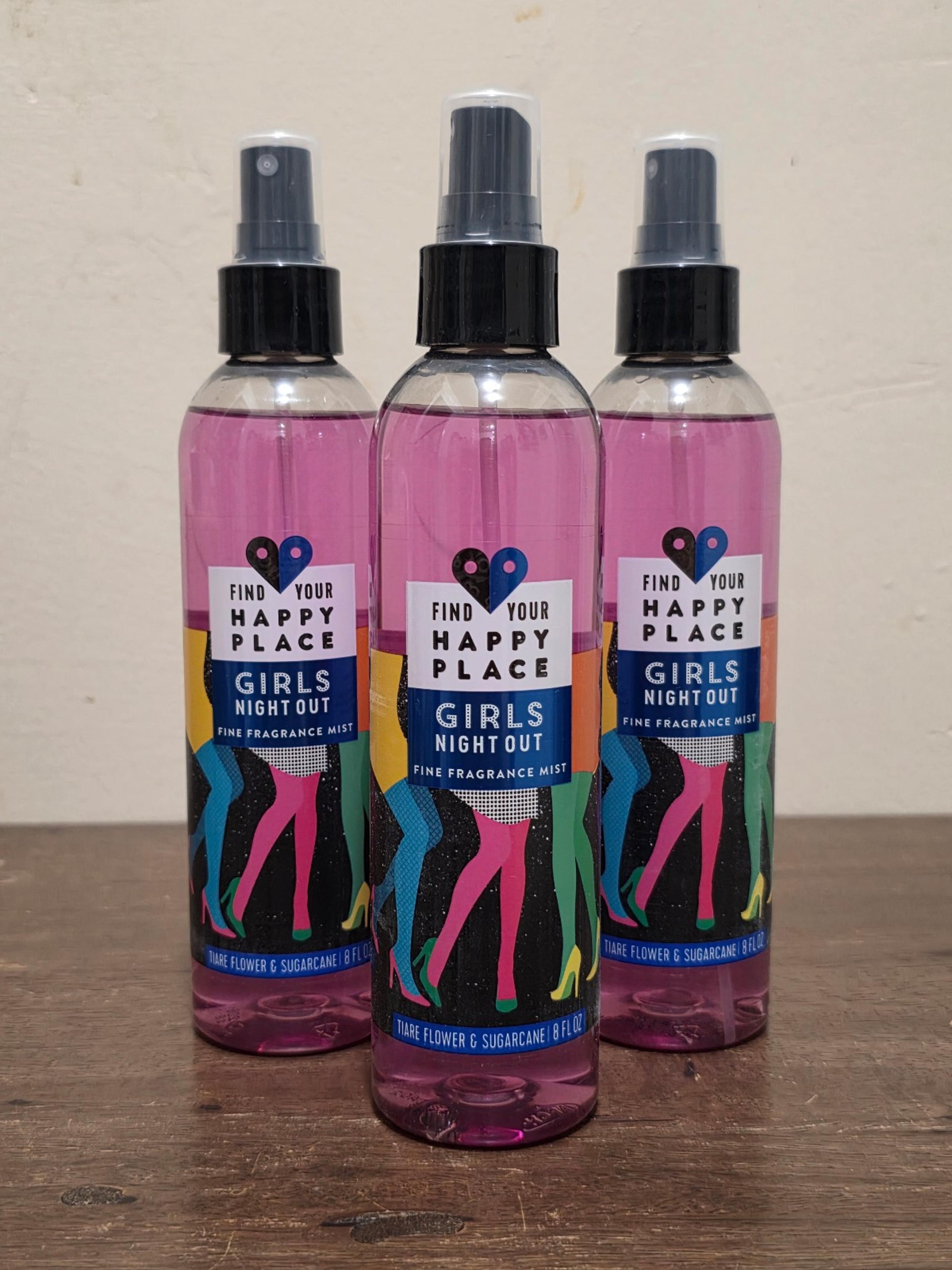 [3 pack] Find Your HAPPY PLACE girls night out SPRINKLERS Fragrance Mist 8 oz