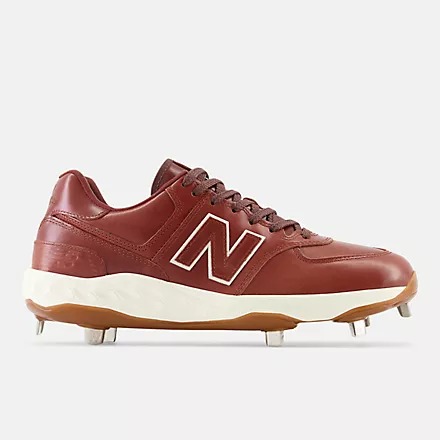 New Balance Fresh Foam X 574 Lux, Veg Tan with White
