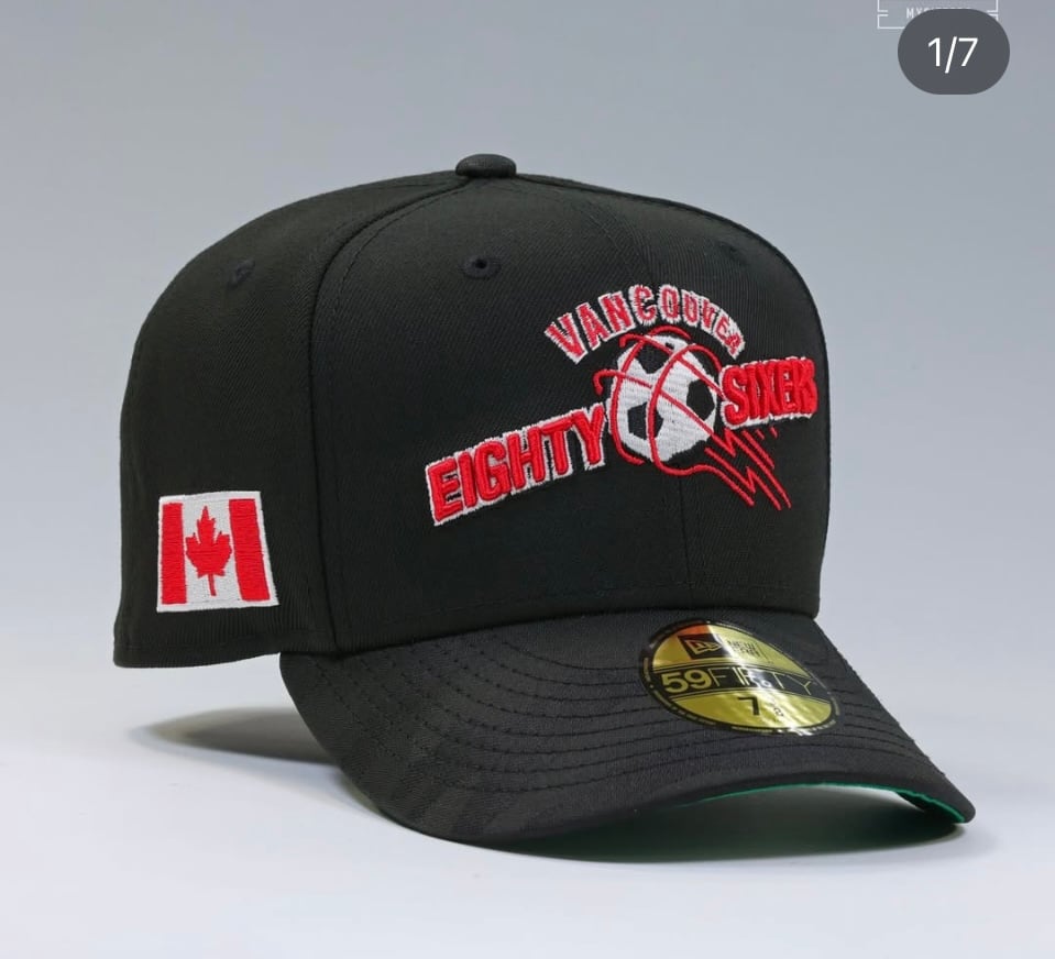 Myfitteds Vancouver eighty sixers size 7 1/4 new era fitted in store exclusive