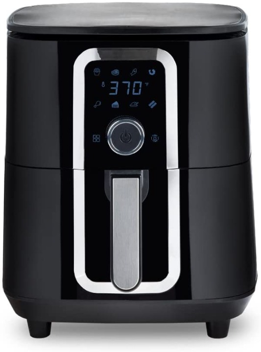 ARIA 7 Qt. Ceramic Family-Size Air Fryer with Accessories-H989418