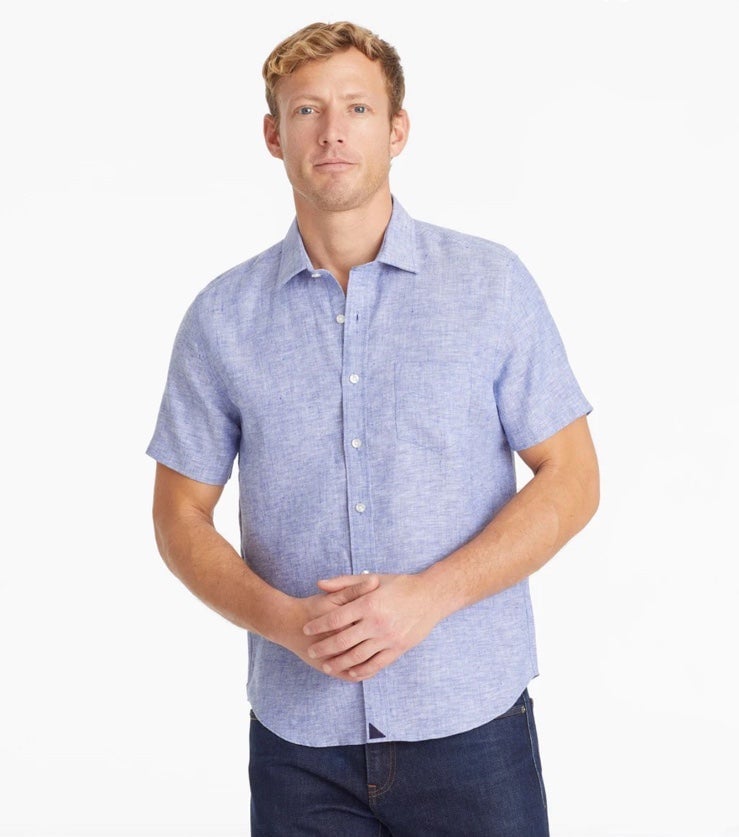 Untuckit Short-Sleeve Linen Valente Shirt