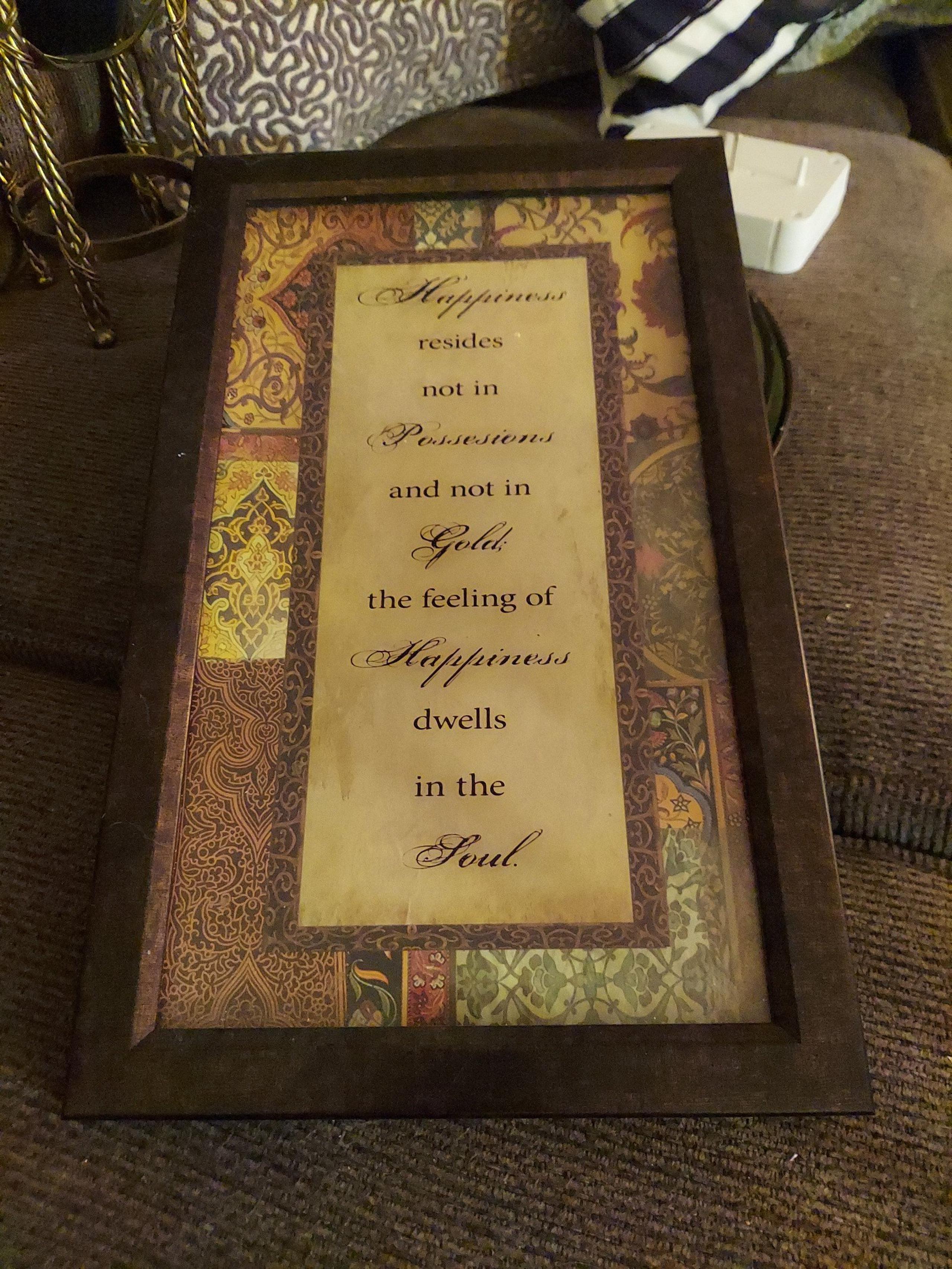 20x20 silkscreen framed art