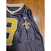 DREW BREES NEW ORLEANS SAINTS JERSEY NFL REEBOK SIZE YOUTH XL 18-20 #9 FOOTBALL