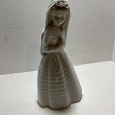 Nao By Lladro Glossy Porcelain Figurine 0236 Girl Praying First Communion