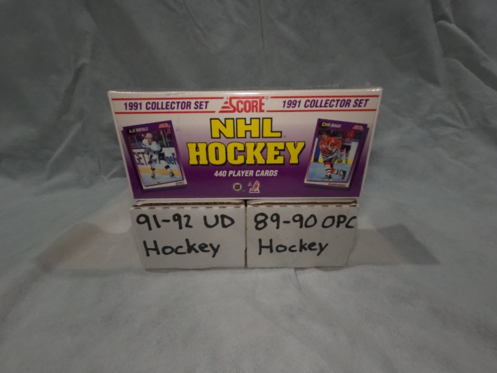 Hockey Card Complete Sets Lot (91 Score | 89-90 OPC | 91-92 Upper Deck)