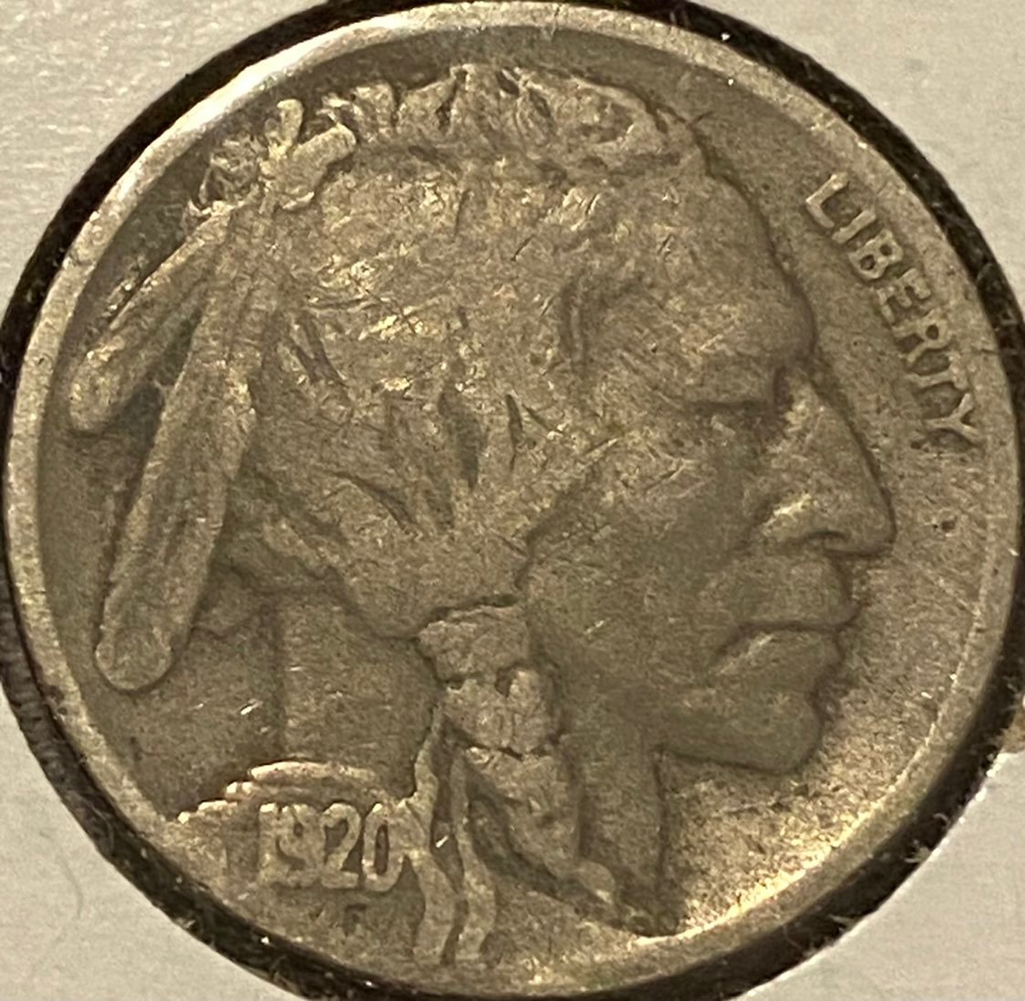 1920 P Buffalo Nickel