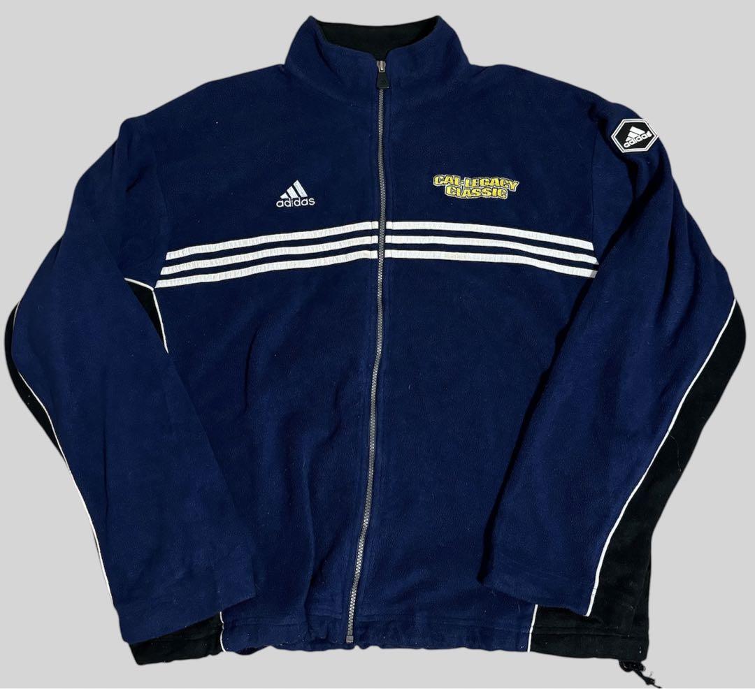 【World Flag Tag】90s adidas Fleece Jacket