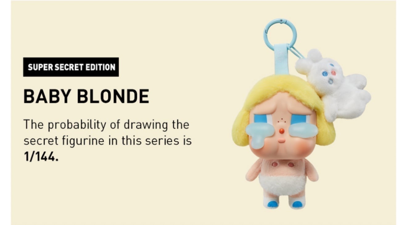 Crybaby crying again super super secret baby blonde
