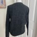 Madewell Donegal Bowden Henley Sweater Coziest Yarn Grey Size Med B23