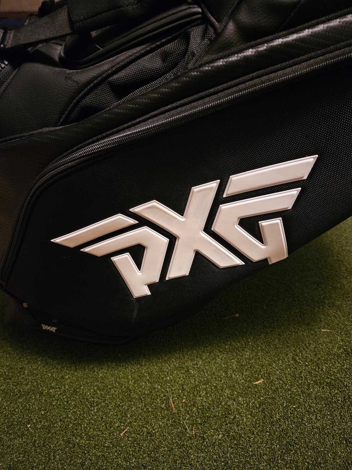 PXG x Bogey Boys Collab Leather Golf Bag - detail