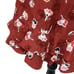 Rebecca Taylor silk Ikat Paintbrush Ruffle Dress in Cabernet Combo size 10