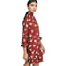 Rebecca Taylor silk Ikat Paintbrush Ruffle Dress in Cabernet Combo size 10