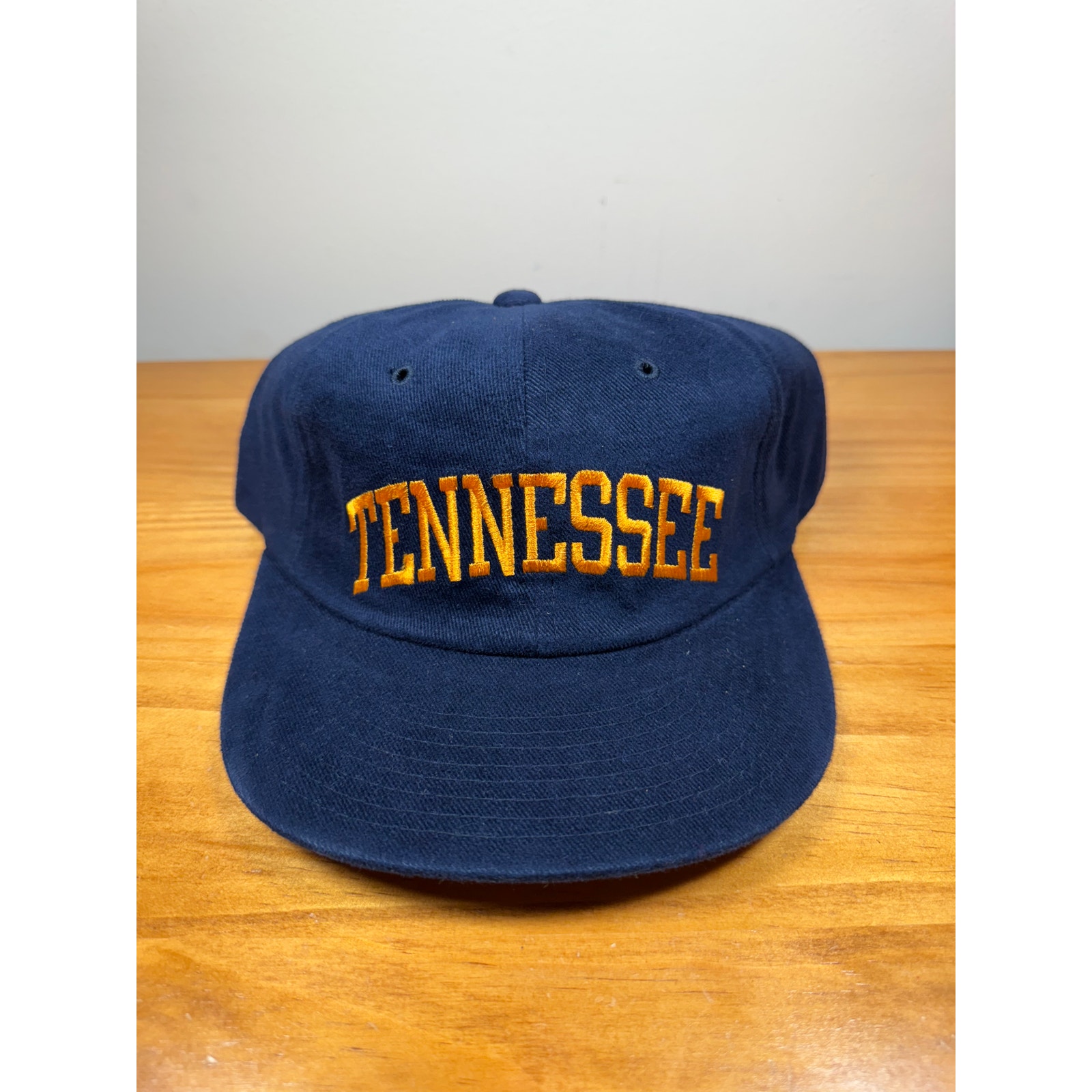 NEW RARE Deadstock VTG 1990s Tennessee NCAA Champion Hat - Navy Blue/Orange