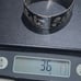 Black Inlay Sterling Link Bracelet