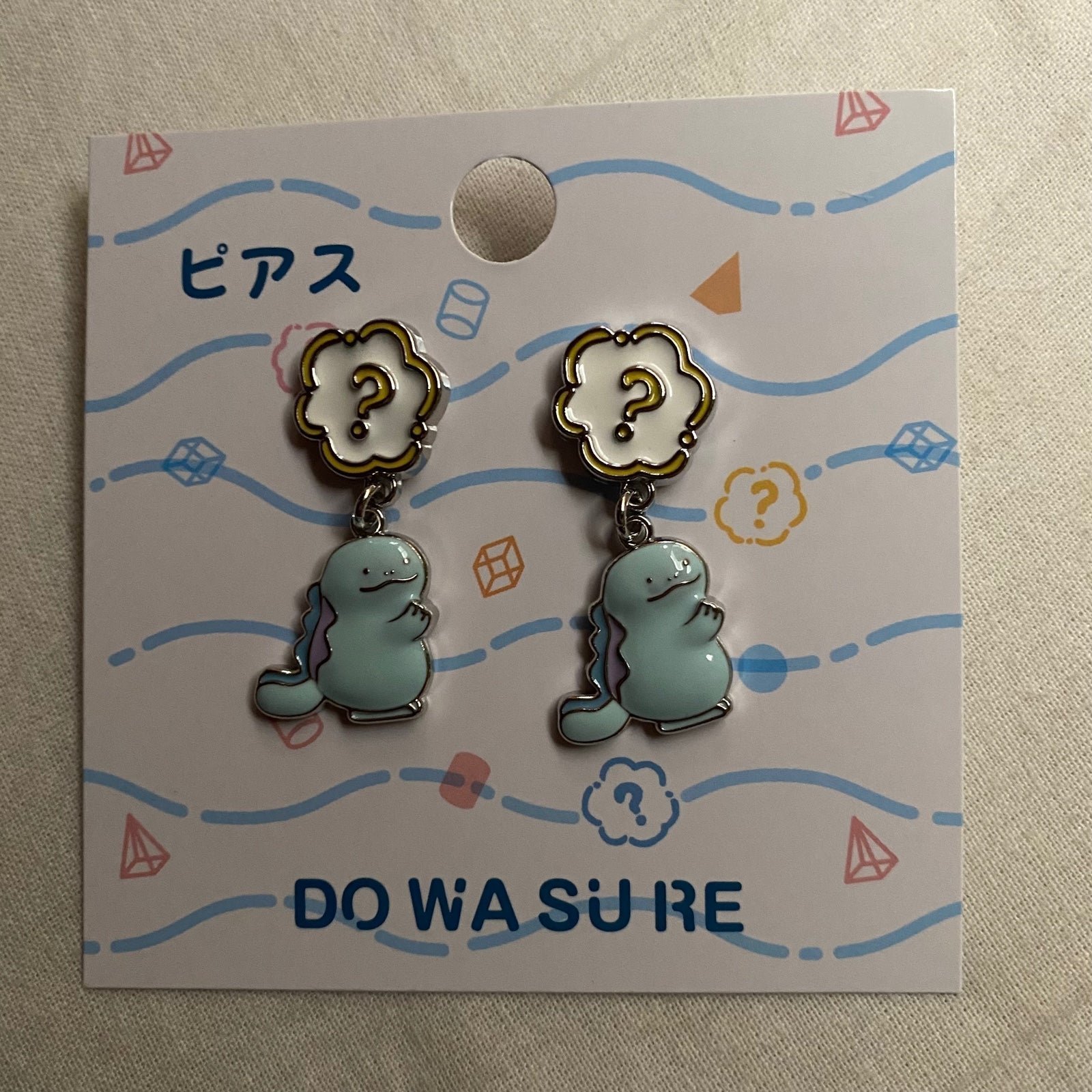 Pokemon Center Japan Dowasure Quagsire Earrings