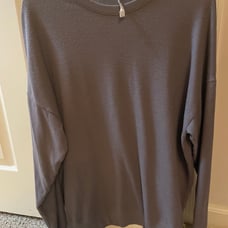 Women’s Alo Soho Pullover Sweatshirt Purple Dusk Large