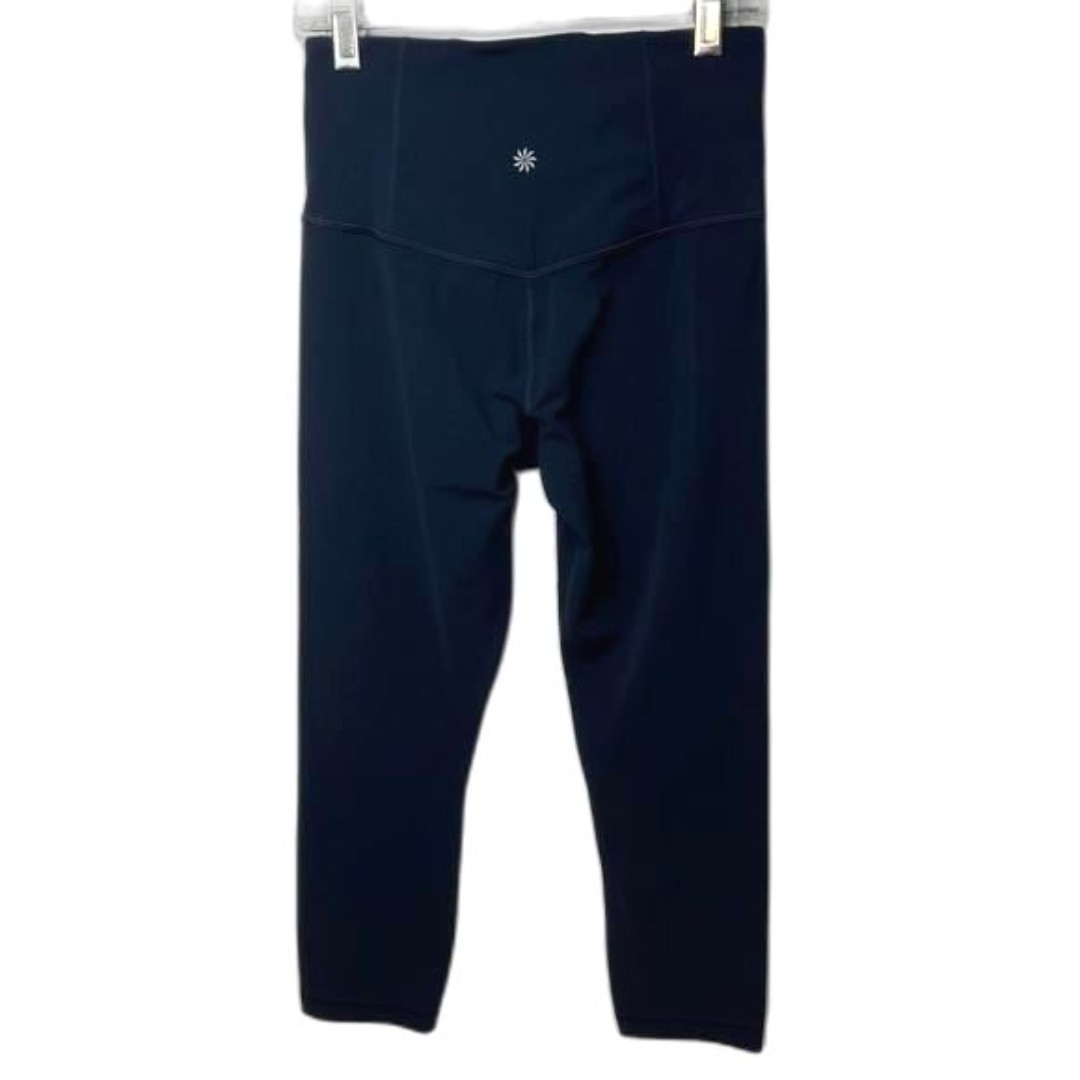 Athleta Salutation Stash Pocket 7/8 Tight Legging High Rise Navy 23 Size XS