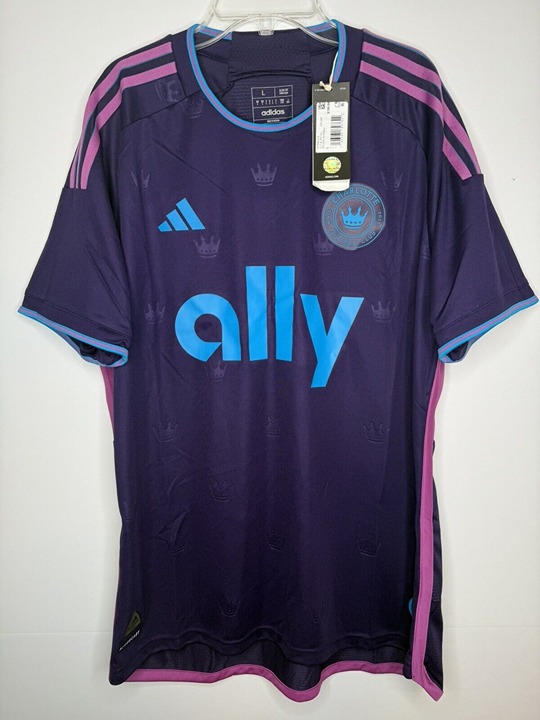 CHARLOTTE FC adidas 23/24 Crown Jewel Kit Authentic Jersey AEROREADY Men's Large