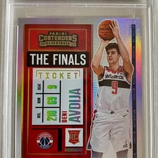 2020-21 Contenders Deni Avdija RC Auto The FINALS Ticket /49 PSA 9 Mint Rookie