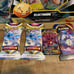 Pokemon and Digimon cards boxes