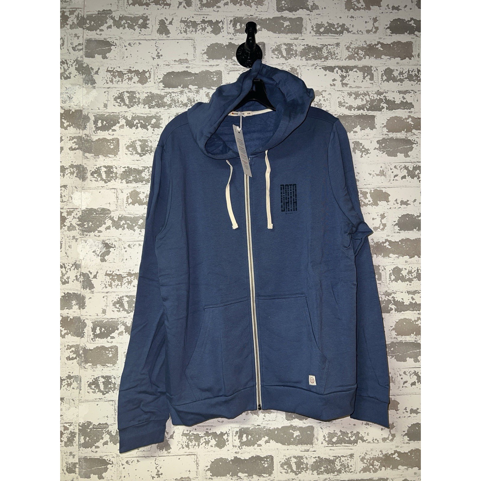 NWT! Marine Layer Women's Afternoon Hoodie in Faded Navy - Size XXL 108