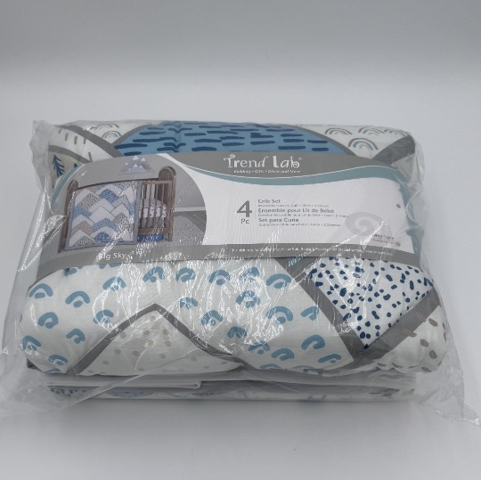 Trend Lab 4pc Crib Set Big Sky - NIP