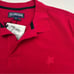 Vilebrequin Mens Size XL Cotton Pique Polo Shirt Solid Poppy Red Blue NEW *FLAW
