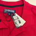 Vilebrequin Mens Size XL Cotton Pique Polo Shirt Solid Poppy Red Blue NEW *FLAW