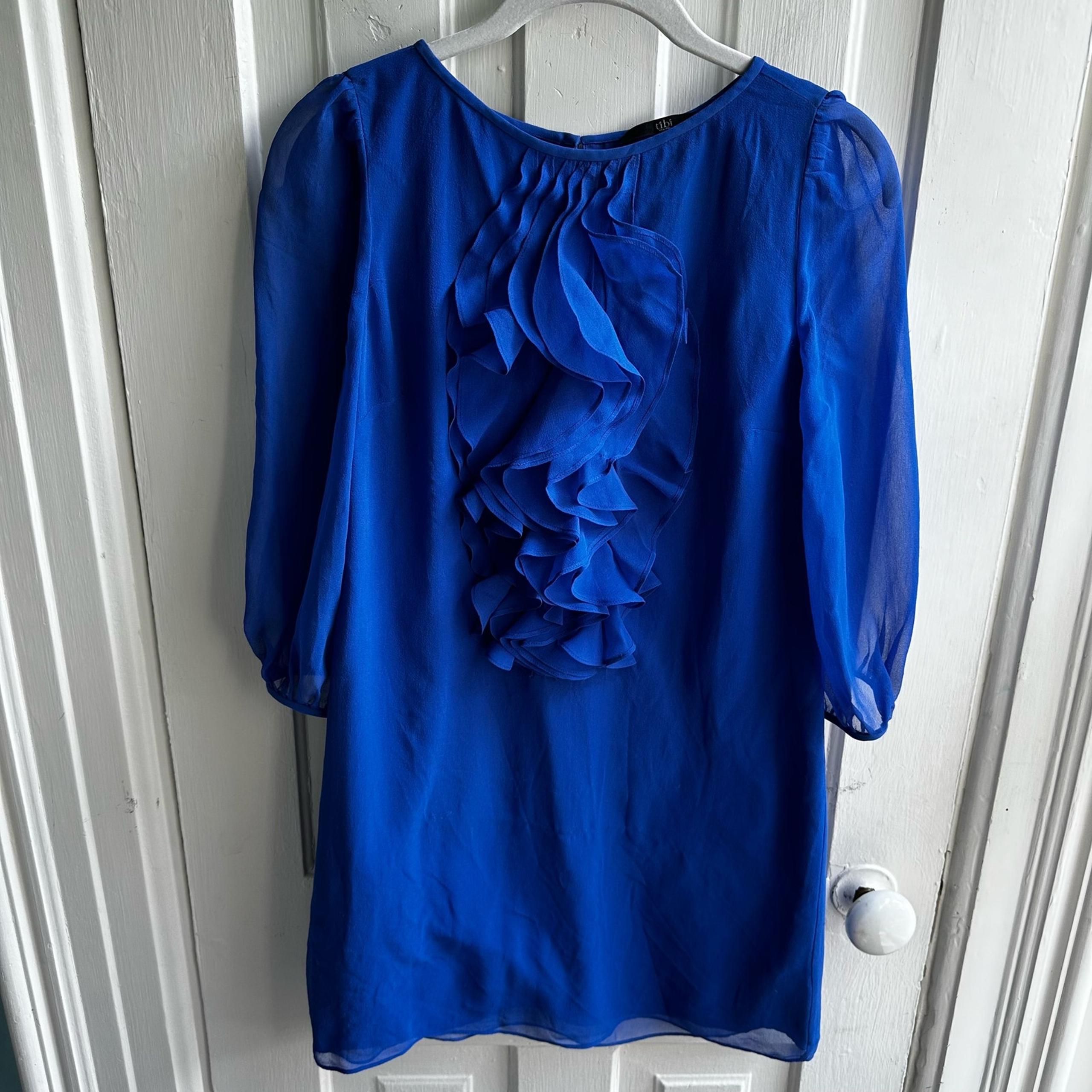 Tibi Melissa Mini Shift Dress Silk