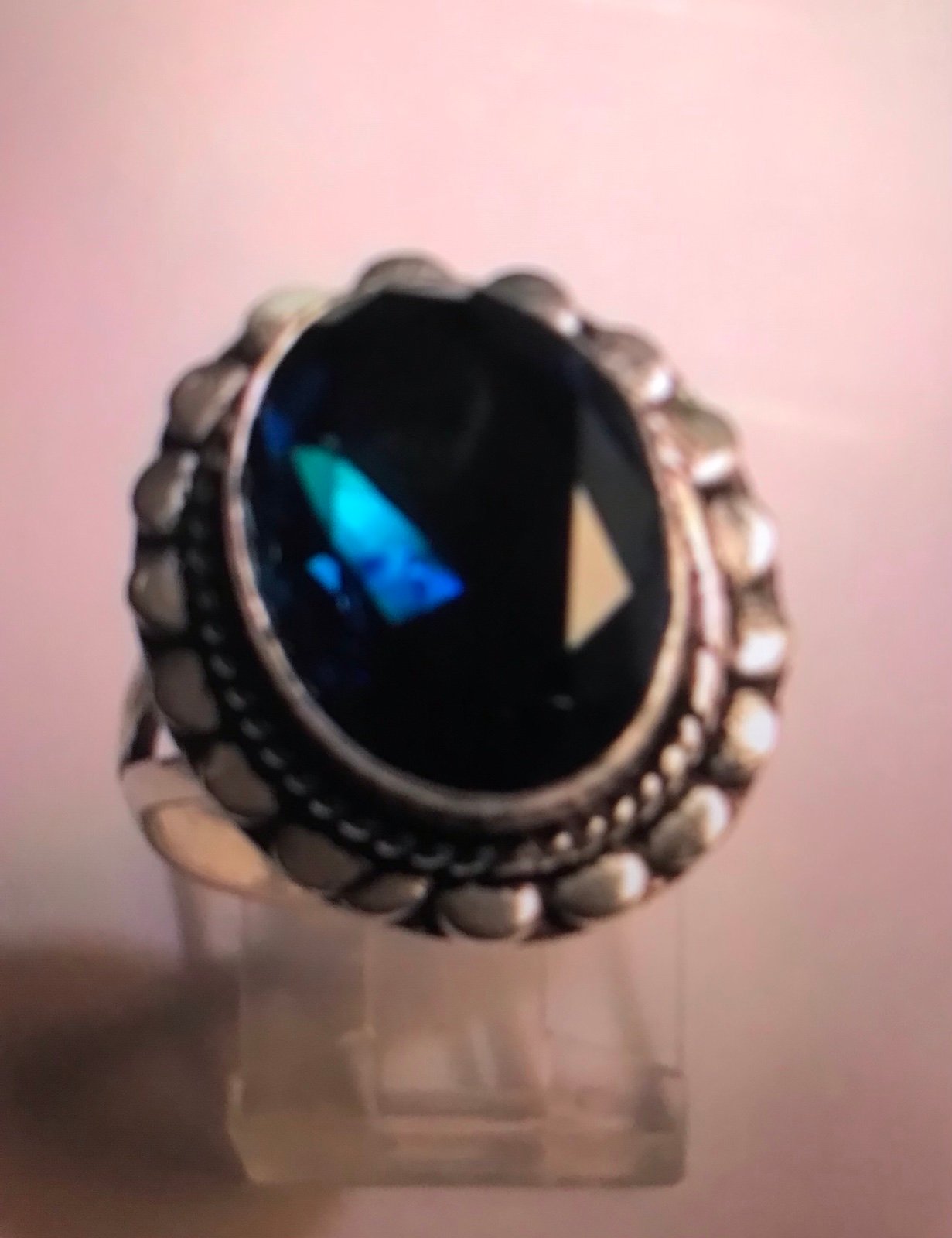 London Blue Topaz 925 Sterling Silver Ring