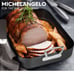 MICHELANGELO Roasting Pan with Rack, Hard Anodized Turkey Roaster Pan, Large Tur