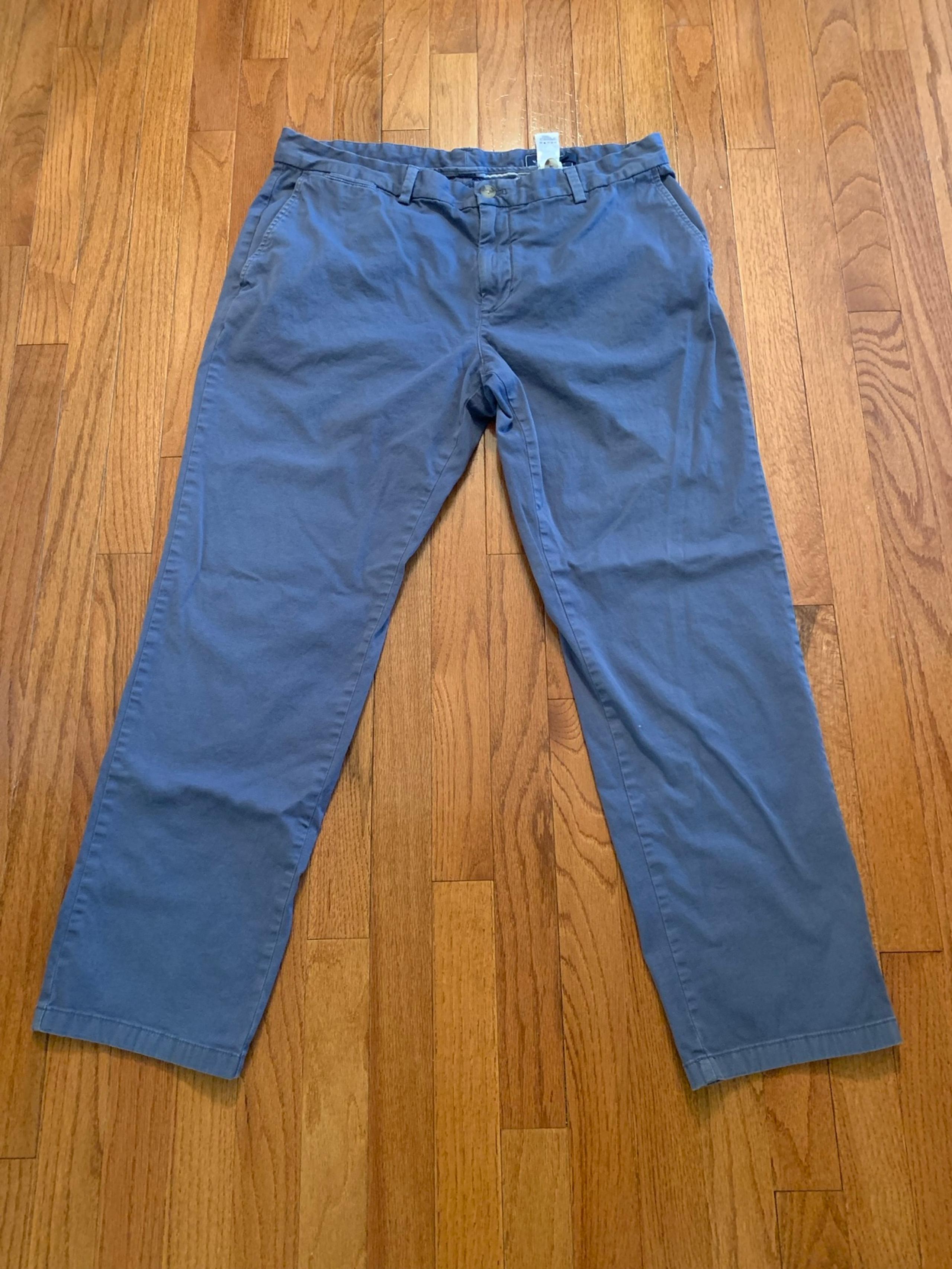 Vineyard Vines Men's 36 x 30 Blue Casual Chino Pants